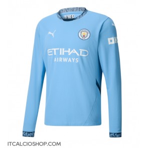 Manchester City Prima Maglia 2024-25 Manica Lunga